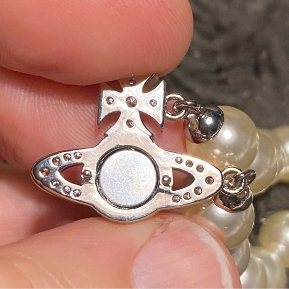 Vivienne Westwood Graziella double strand bracelet with magnetic clasp - Picture 4 of 7